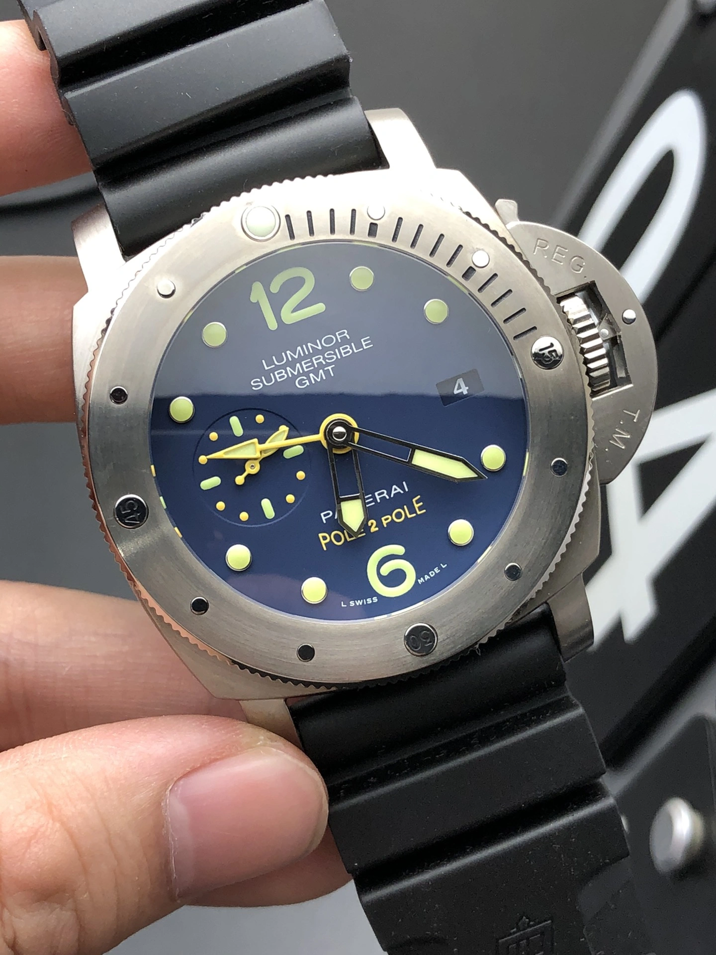 SportInspired CBD Factory Panerai Submersible GMT “Pole2Pole” 47mm PAM00719 1:1 Super Clone – DDP.9001 Movement 393